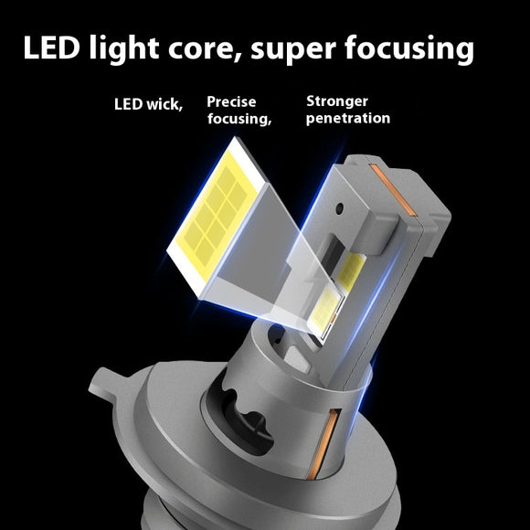 Faro LED H4 con Diseño Aerodinámico y Ventilación Integrada