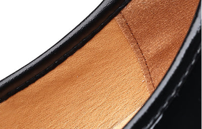 Zapatos de Cuero Charolado Estilo Británico para Hombre - Image 15