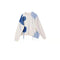 Blusa Escote V Estampada Temperamento - Pullover Base