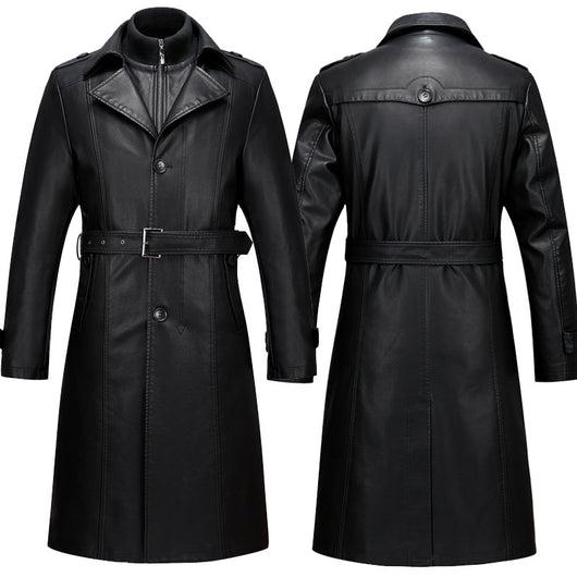 Abrigo de Cuero para Hombre - Image 6