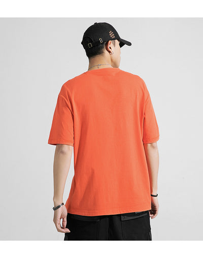 Playera Suelta de Cuello Redondo Color Liso - Image 10
