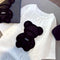 Camiseta Blanca de Manga Corta para Mujer