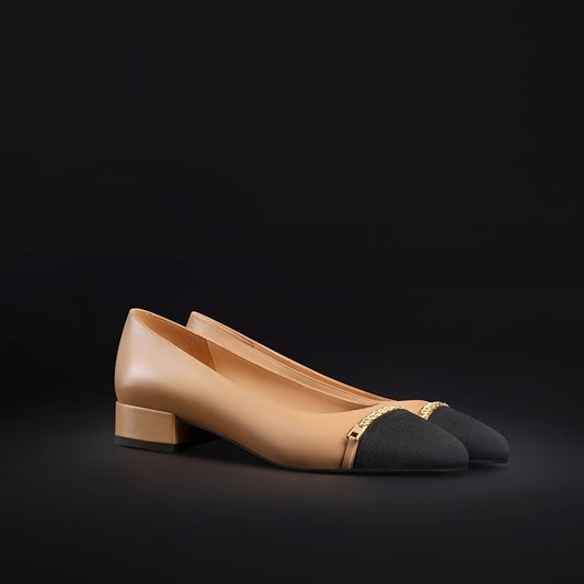 Zapatos de Cuero Suave para Mujer Talla Grande - Primavera y Otoño