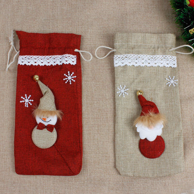 Funda Decorativa para Botella de Vino Nochevieja y Navidad - Image 6
