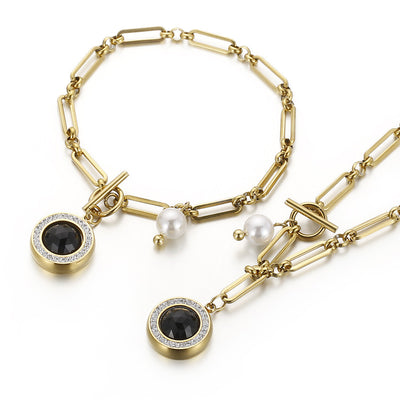 Dije Creativo de Acero Inoxidable Dorado Multicolor - Image 14