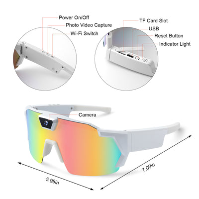 Gafas Inteligentes para Ciclismo con Cámara Integrada - Image 12