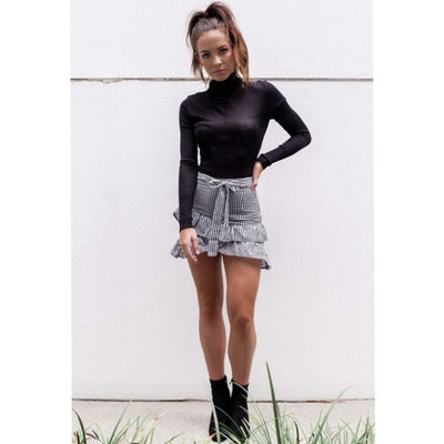 Falda de Cuadros Irregulares en Algodón - Image 4