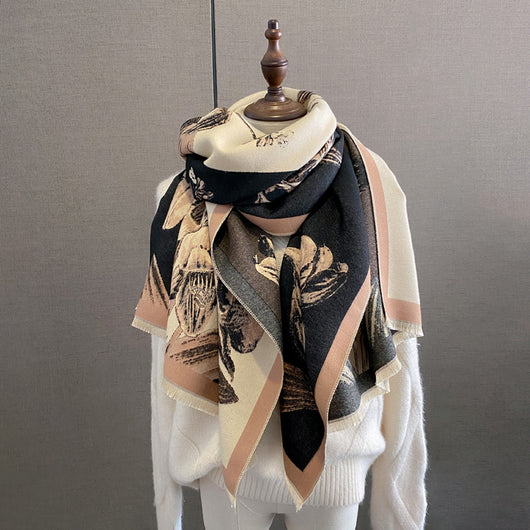 Manta Capa Estampada con Borlas - Cobertor Versátil para Todas las Estaciones - Image 9