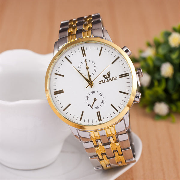 Reloj de cuarzo casual minimalista