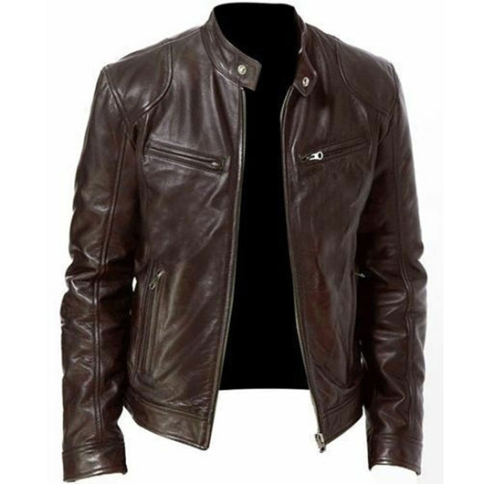 Chaqueta de Cuero PU Ajustada - Estilo Urbano Moderno - Image 5
