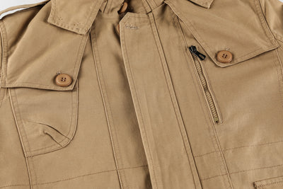 Chaqueta Acolchada Multi-bolsillos Premium Terciopelo Grueso - Image 12
