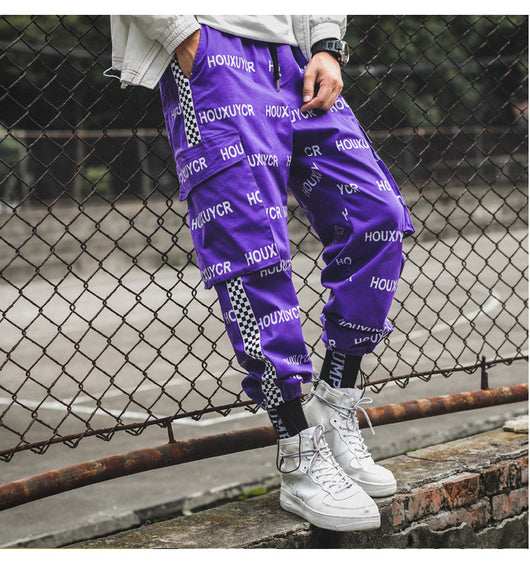 Pantalones de Moda Estampado Letras para Hombre - Comodidad y Estilo - Image 4