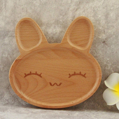 Plato Infantil de Cerámica con Diseño de Conejito Adorable - Image 5