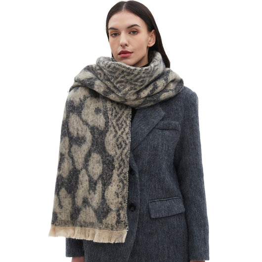 Bufanda Estampado Leopardo Estilo Europeo Americano para Hombre