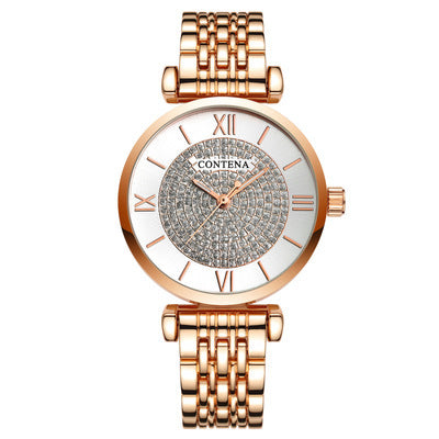 Reloj de Pulsera Elegante con Diamantes y Cierre Pequeño - Image 11