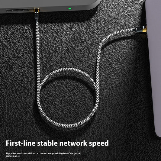 Cable de Red Tejido 8 Núcleos Gigabit - 6 Tipos de Acabado