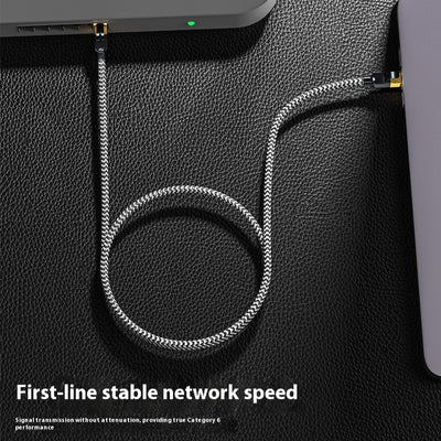 Cable de Red Tejido 8 Núcleos Gigabit - 6 Tipos de Acabado
