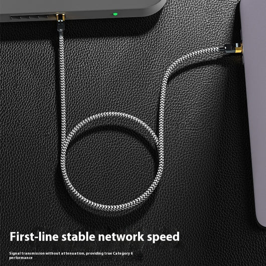 Cable de Red Tejido 8 Núcleos Gigabit - 6 Tipos de Acabado