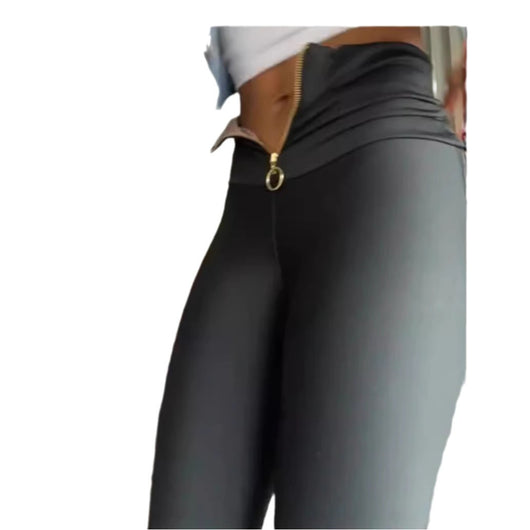 Pantalones Reductores con Cierre y Soporte Abdominal - Image 5