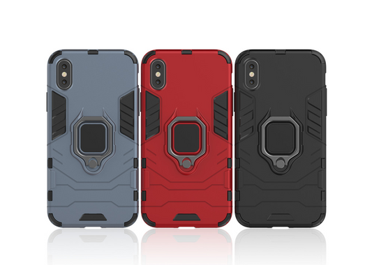 Funda para teléfono con anillo de agarre