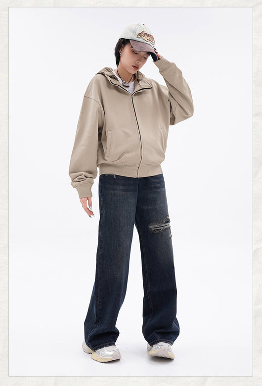Sudadera con Capucha de Franela a Cuadros para Mujer - Image 10