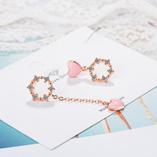 Aretes Asimétricos de Diseño Exclusivo para Mujer - Image 8
