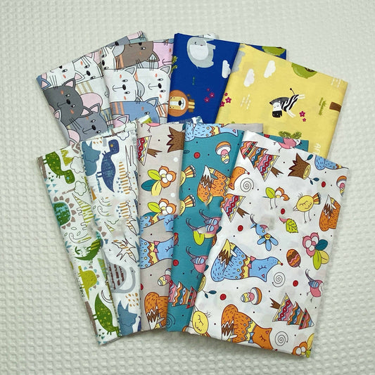 Juego de Sábanas y Funda Nórdica de Algodón con Estampado Infantil