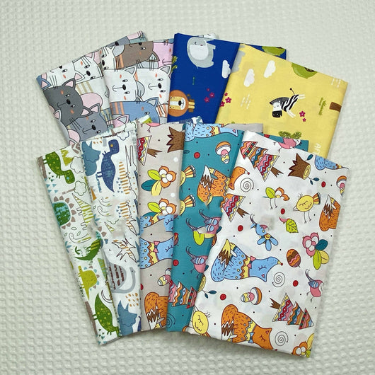 Juego de Sábanas y Funda Nórdica de Algodón con Estampado Infantil