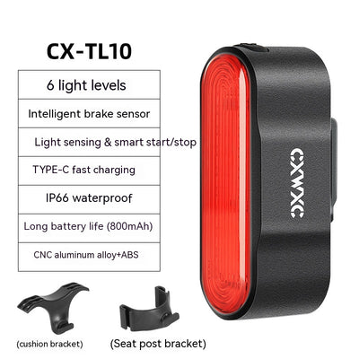 Luz Trasera de Seguridad con Freno Inteligente para Bicicleta - Image 8