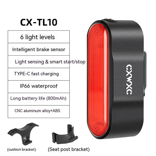 Luz Trasera de Seguridad con Freno Inteligente para Bicicleta - Image 8
