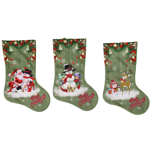 Adorno Navideño Relleno de Caramelos - Calcetín Grande para Regalos - Image 10