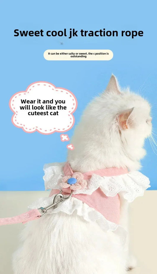 Arnés de Seguridad y Correa para Perros y Gatos - Ropa Fresca de Verano para Mascotas - Image 11