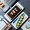 Bandeja Rectangular de Cerámica para Sushi Japonesa