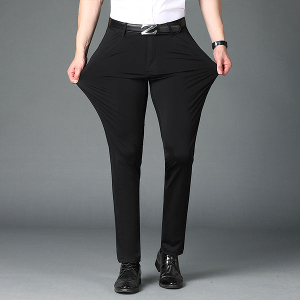Pantalones Casuales de Seda de Hielo para Hombre - Comodidad de Verano