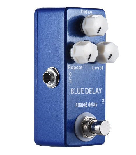 Pedal de Delay Analógico Mini Deep Blue - True Bypass para Guitarra - Image 9
