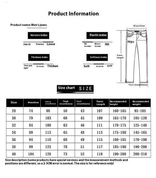 Jeans Retro de Contraste para Hombre - Image 9