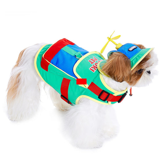 Gorro Pescador Protección Solar para Perros Yorkshire y Bichón con Orejas Abiertas - Image 2