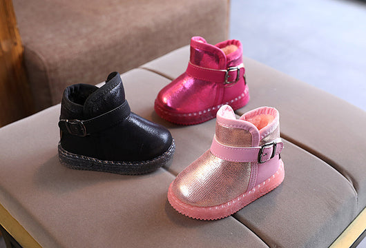 Botas de Nieve para Bebé con Luces LED y Forro de Algodón Suave - Image 14