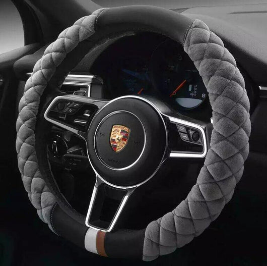 Funda Cálida para Volante de Auto con Diseño de Patitas - 38cm Protector Peluche - Image 10