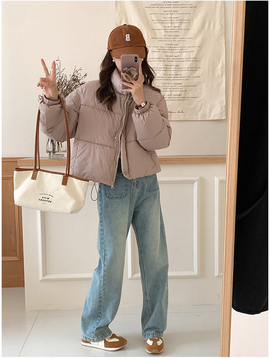 Abrigo Acolchado de Algodón para Mujer - Estilo Urbano Casual - Image 10