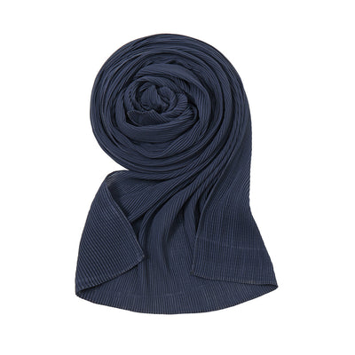 Pañuelo Plisado de Gasa Perlada - Chal Protector Solar para Mujer - Image 27