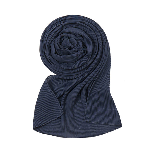 Pañuelo Plisado de Gasa Perlada - Chal Protector Solar para Mujer - Image 27