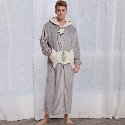 Bata de Baño Térmica con Capucha para Hombre y Mujer - Pijama Cálido - Image 4