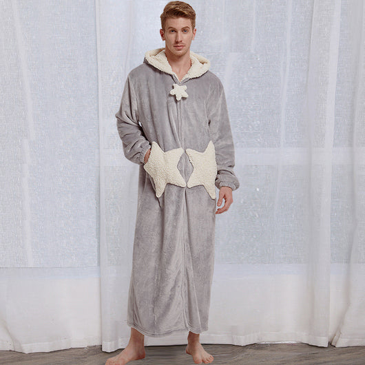 Bata de Baño Térmica con Capucha para Hombre y Mujer - Pijama Cálido - Image 4