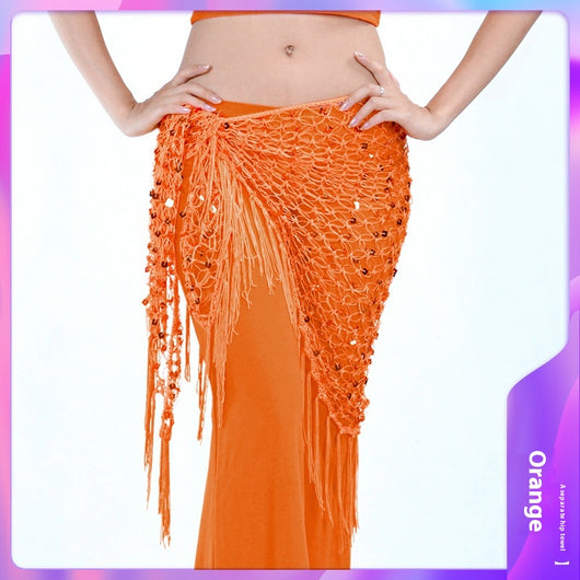 Falda Cadera Triangular con Lentejuelas Sirena - Image 16