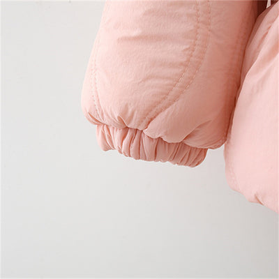 Abrigo Acolchado Térmico de Algodón Grueso para Niñas - Image 12