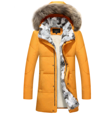 Abrigo Largo Acolchado para Hombre - Chaqueta de Invierno Estilo Coreano Talla Grande - Image 10