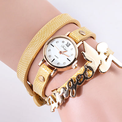 Reloj de Cuarzo para Mujer con Dije Ángel Personalizable - Image 18