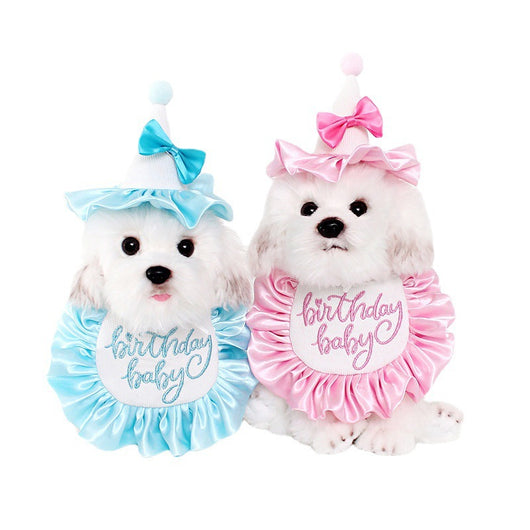 Pañuelo Fiesta Cumpleaños Perro y Gato - Babero Bandana Mascota con Diseño Joyero - Image 5
