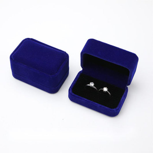 Estuche de Lujo para Anillos de Franela - Image 4